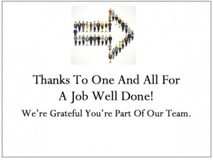 Employee Thank You Card - Right Direction