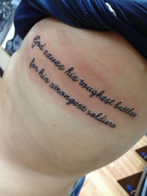 Gods Soldier Tattoo 