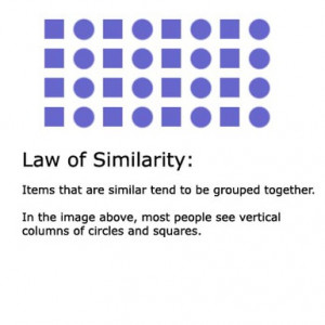 Gestalt Laws of Perceptual Organization