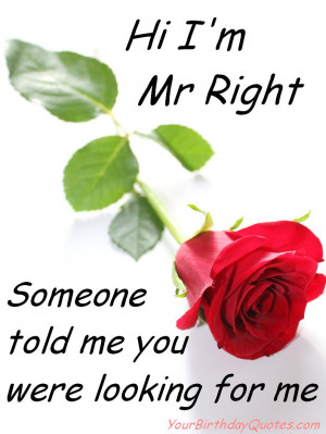 ... Quotes archive. Funny quotes about love mr right picture, image, photo