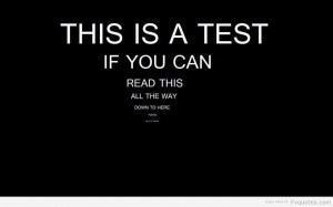 This is a test if you can read this all the way down to here please, .