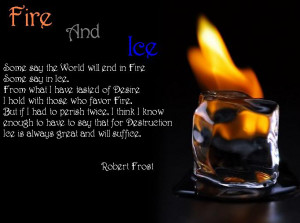 Go Back > Gallery For > Fire And Ice Love Quotes