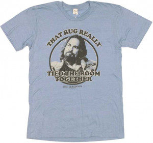 Big Lebowski Rug T Shirt Sheer