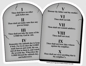 To both Jews and Christians the decalogue (as the 10 commandments are ...