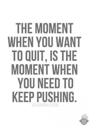 Keep Pushing!