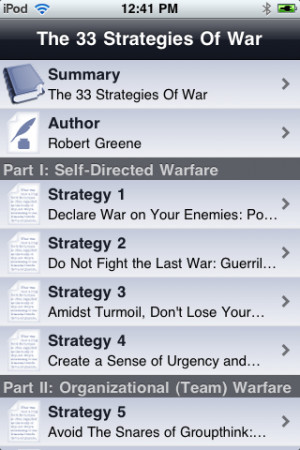 Book Bites - The 33 Strategies of War