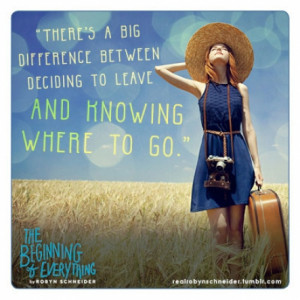 There’s a big difference between deciding to leave and knowing ...