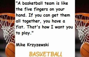 Mike Krzyzewski Quote...I LOVE this coach (even if he does not coach ...
