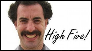Borat High Five