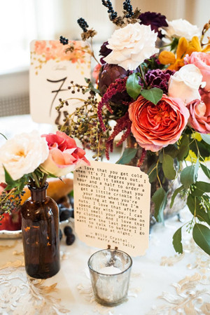 fall wedding ideas centerpieces with wedding quotes