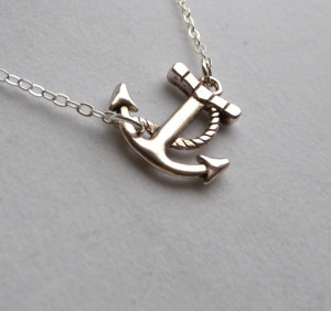 Anchor Nautical Necklace, Nautical Sayings, Anchor Jewelry ...