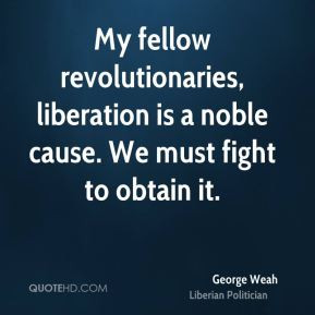Liberation Noble Cause Must
