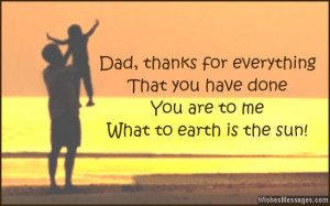 Thank You Messages for Dad: Thank You Notes
