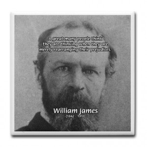 ... > Kitchen & Entertaining > Funny Quotes: William James Tile Coaster