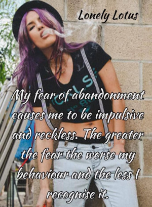 Fear of abandonment quote