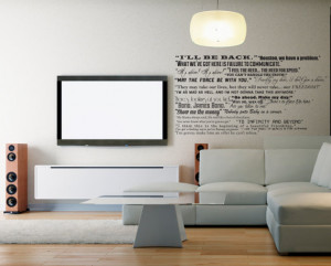 Famous Movie Quotes Wall Quotes Decal Collection - Classic Cinema ...
