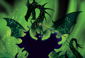 Artwork of Maleficent in the Kindom Keepers novels.