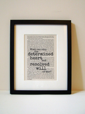 Frankenstein - Book Quote Print - Inspirational Quote - Birthday Gift ...