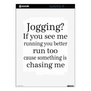 Hate Jogging Quote Skins For iPad 2