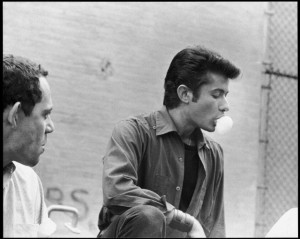 George Chakiris on the set of West side story directed by Jerome ...