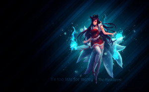 Ahri League Legends Wallpaper