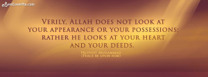 Islamic Quotes Facebook Cover Photo