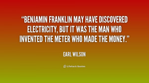 Benjamin Franklin Electricity Quotes