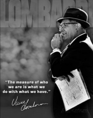 quote lombardi get back up lombardi proquote framed memorabilia poster ...