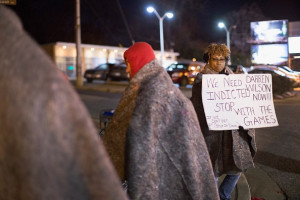 On Monday dozens of demonstrators protested in Clayton, Missouri where ...