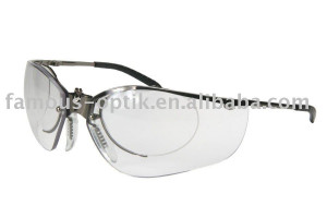 double adjustable clip on metal safety glasses with bifocal lens