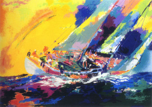 leroy neiman nieman hawaiian sailing