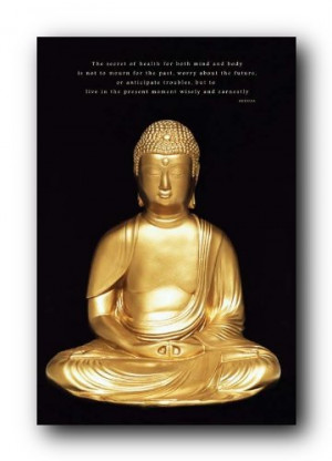 Gold-Buddha-Posters-vintage-quotes-diy-Prints-Art-wall-retro ...