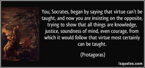 More Protagoras Quotes