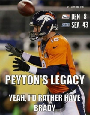Peyton's Legacy! photo from: New England Patriots Memes on Facebook