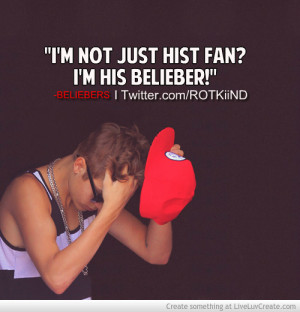 Justin Bieber Quotes About Beliebers