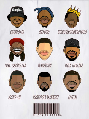 rap dope rappers cartoon lil wayne storm kanye west jay z old school ...