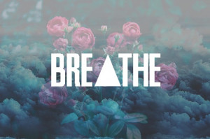beautiful, breathe, flowers, grunge, hipster, quotes, triangle ...