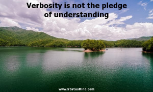 ... is not the pledge of understanding - Thales Quotes - StatusMind.com