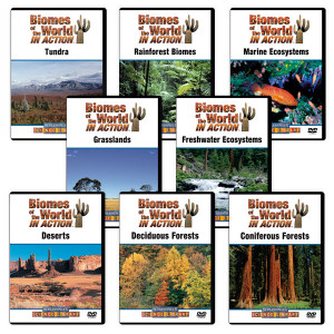 Biomes of the World in Action DVD Series - 8 DVDs