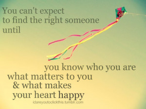 find yourself, fly, frases, happy, heart, inspiration, kite, love ...