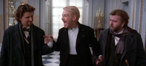 Timothy Spall and Reece Dinsdale as Rosencrantz and Guildenstern.