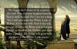 Faramir and Éowyn, The Return of the King, Book VI, The Steward and ...