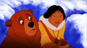 disney laughing brother bear 2 nita kenai animated GIF