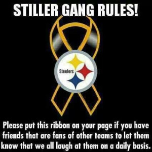 Let the trash talking commence!! Steelers!!!