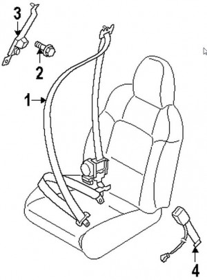 Replacing Passenger Seat Belt Buckle