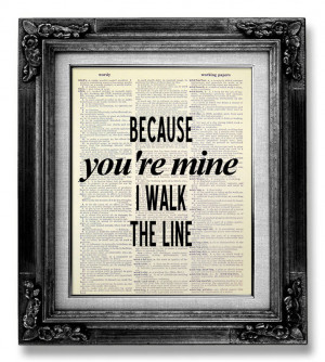 Country Lyric Quotes About Life Johnny cash wall art quote