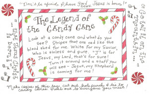 The origin of the candy cane is a complete mystery.
