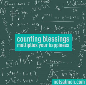 The most important math to learn: counting your blessings.