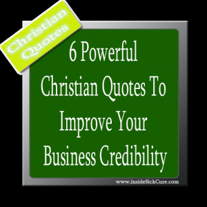 ... does not always mean of being a money maker as a christians we