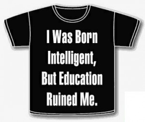 funny t-shirt quotes education